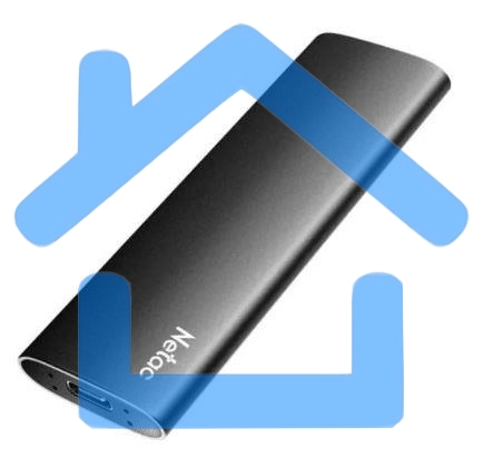 Внешний SSD Netac Z SLIM, 500 GB, USB 3.2 Gen 2 Type-C, R/W 550/480, черный