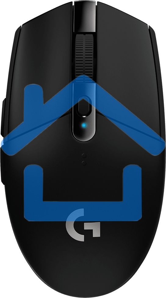 Мышь беспроводная Logitech G304 Lightspeed черный, 12000 dpi, радиоканал, USB, кнопки - 6