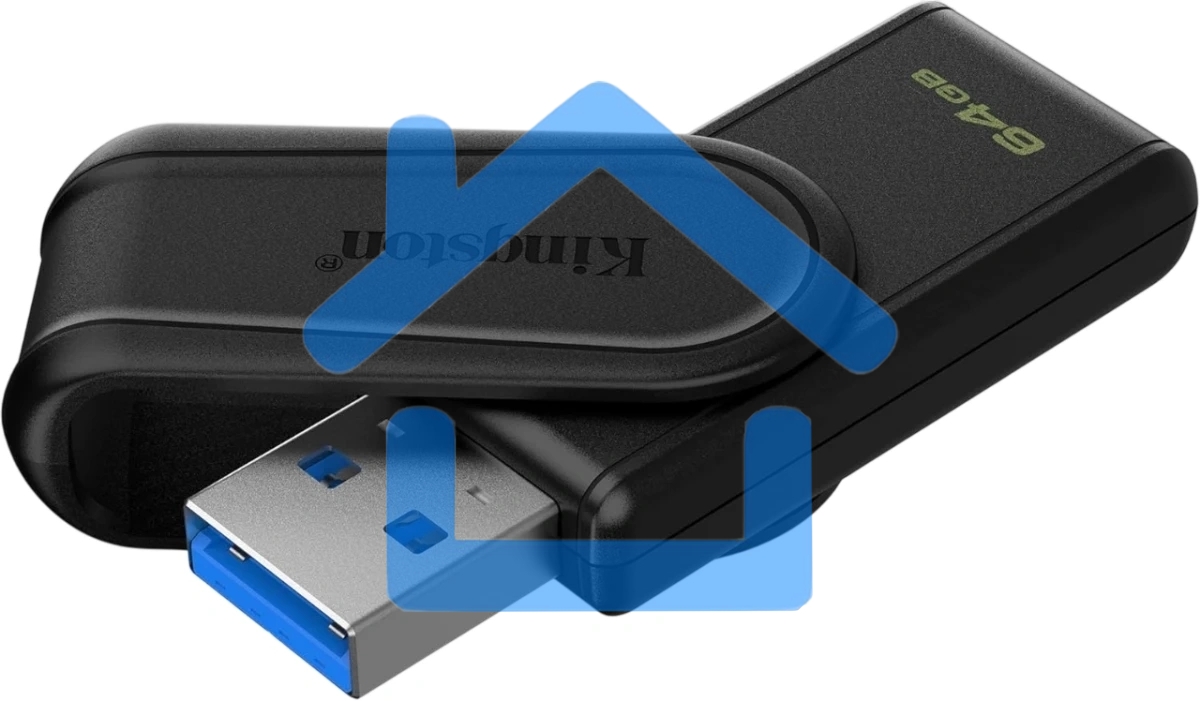 Флешка USB R/W Kingston 64Gb DataTraveler Exodia S DTXS/64Gb USB3.0 черный