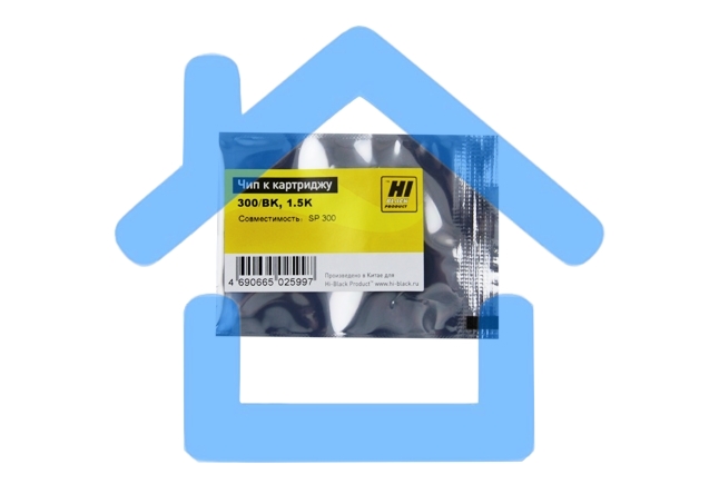 Чип Hi-Black к картриджу Ricoh Aficio SP 300 (406956), Bk, 1,5K