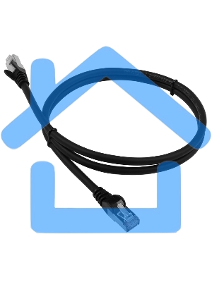 Патч-корд LANMASTER LSZH FTP кат.6, 3.0 м, черный