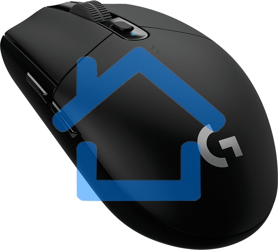 Мышь беспроводная Logitech G304 Lightspeed черный, 12000 dpi, радиоканал, USB, кнопки - 6
