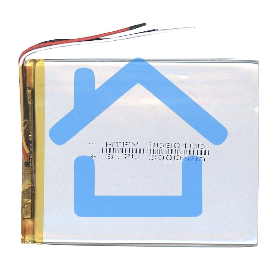 Аккумулятор Li-Pol (батарея) 3*80*100мм 3pin 3.7V/3000mAh