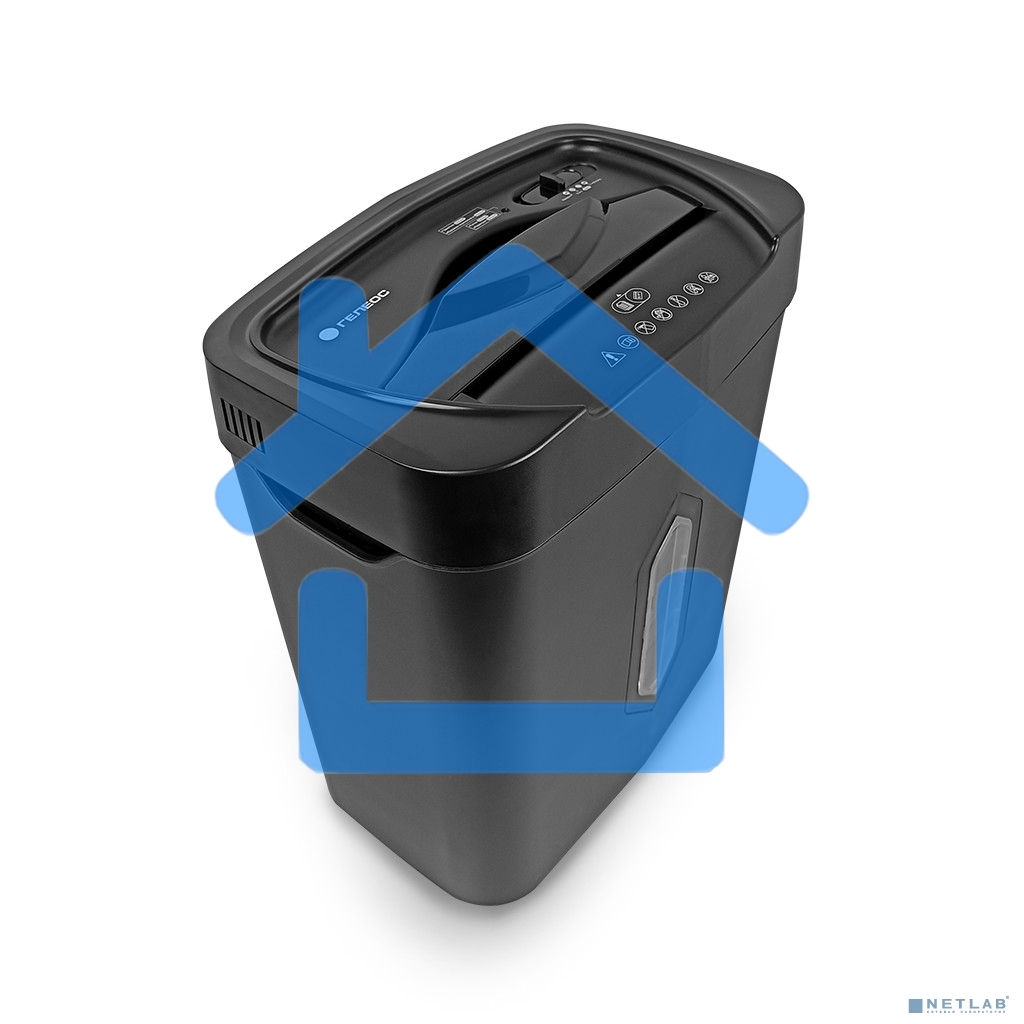 Уничтожитель документов ГЕЛЕОС УМ22-4 Уничтожитель документов ГЕЛЕОС УМ22-4, DIN P-4 (4 ур-нь секр.), фрагмент 4х35мм, 14 лист (70г/м2), CD/пл.карты/скрепки/скобы, 22 литра