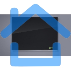 Демонстрационная доска Cactus CS-GBD-90x120-BK стекло стеклянная 90x120см черный