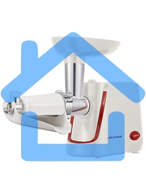 Мясорубка электрическая АКСИНЬЯ КС-2002 белый с красным: 2000 Вт + НАСАДКА ДЛЯ ТОМАТОВ (4)+ПОДАРОК