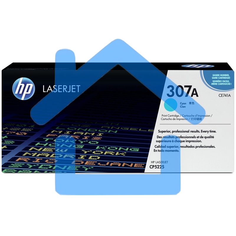 Картридж лазерный HP CE741A голубой Color LJ CP5225 (7300стр.)