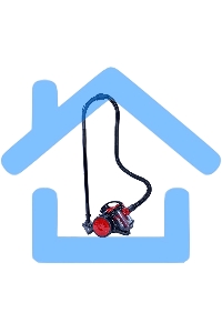 Пылесос Centek CT-2531 (красн/черн) мультициклон 1800/350Вт, стакан 1,5 л, телескоп металл. трубка