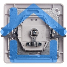 Механизм розетки TV 1-м СП Glossa проходной 4DB белый SchE GSL000192