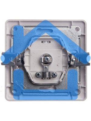 Механизм розетки TV 1-м СП Glossa проходной 4DB белый SchE GSL000192