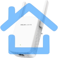 Усилитель сигнала Mercusys ME30 AC1200 Wi-Fi Range Extender, 300 Mbps at 2.4 GHz + 867 Mbps at 5 GHz, 1 x 10/100 LAN, 2× Fixed External Antennas, Wall Plugged, WPS/Reset Button, Signal Indicator, Range Extender/Access Point mode, Adaptive Path Selection
