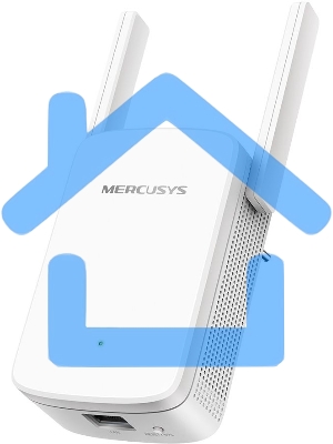 Усилитель сигнала Mercusys ME30 AC1200 Wi-Fi Range Extender, 300 Mbps at 2.4 GHz + 867 Mbps at 5 GHz, 1 x 10/100 LAN, 2× Fixed External Antennas, Wall Plugged, WPS/Reset Button, Signal Indicator, Range Extender/Access Point mode, Adaptive Path Selection