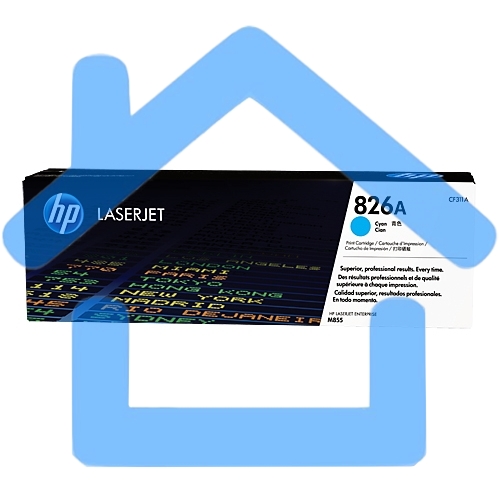 Тонер Картридж HP 826A CF311A голубой для HP CLJ Ent M855