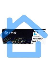 Тонер Картридж HP 826A CF311A голубой для HP CLJ Ent M855
