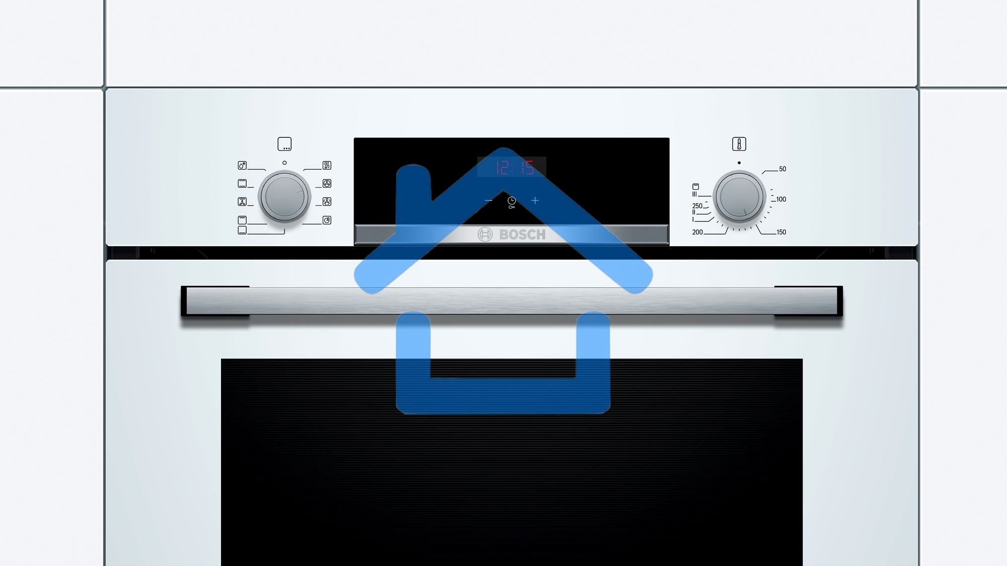 Духовой шкаф Bosch HBF534EW0Q Встраиваемый электрический духовой шкаф 60 x 60 cm белый, 66 л, Размеры прибора (мм) 595 x 594 x 548 mm