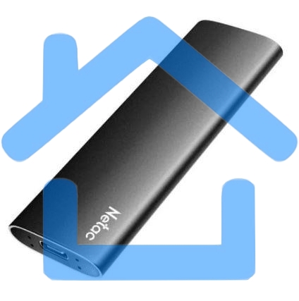 Накопитель SSD External Netac 2.0Tb Z SLIM <NT01ZSLIM-002T-32BK> (USB3.2, up to 520/480MBs, 100х29.5х9mm, Black)
