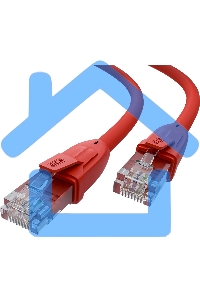 Патч-корд GCR прямой 7.5m UTP кат.6, красный, 24 AWG, ethernet high speed, RJ45, T568B, GCR-52707
