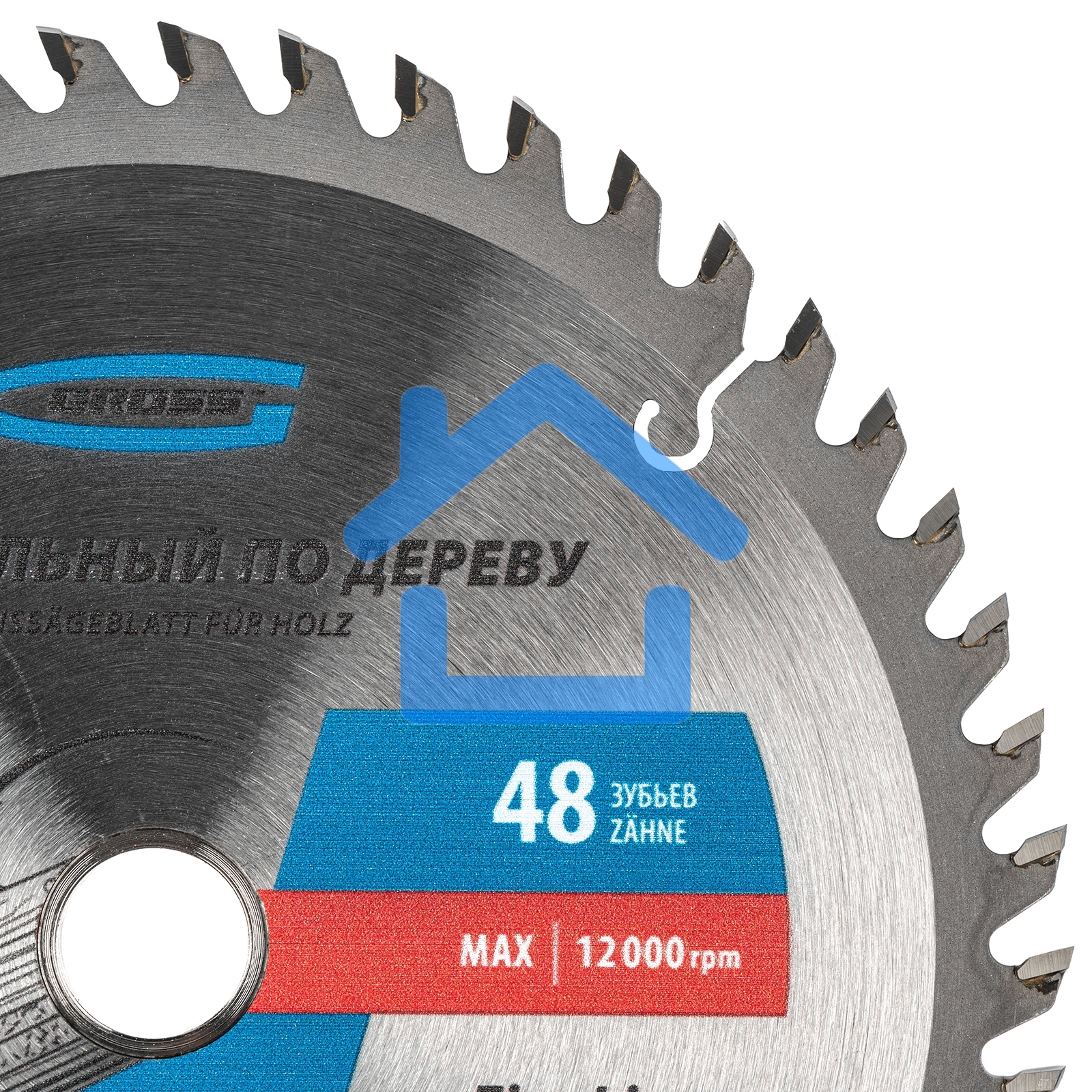Пильный диск GROSS по дереву 160x20/16x48Т 73309