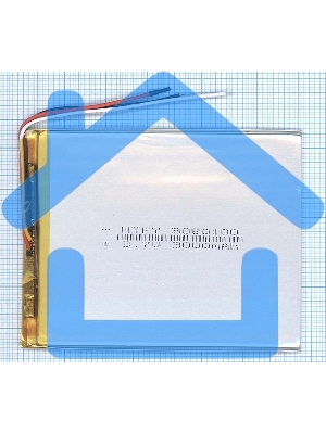 Аккумулятор Li-Pol (батарея) 3*80*100мм 3pin 3.7V/3000mAh