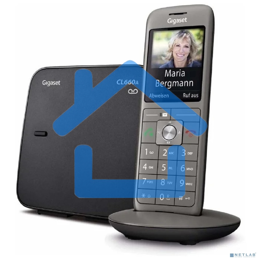 Р/Телефон Dect Gigaset CL660A черный автооветчик АОН