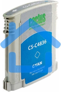 Картридж струйный Cactus CS-C4836 голубой (29 ml) для №11 HP 2000/2500/1000/1100/1200