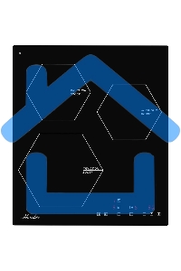 Индукционная варочная панель Monsher MHI 4505, 45 см 9 уровней мощности, инвертер, бустер, блокировка управления, Stop and Go, таймер, автоматическое отключение, сенсорное управление, индикатор остаточного тепла, 4 цифровых дисплея, черный