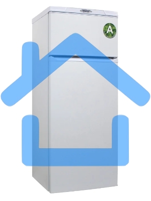 Холодильник DON R-216 B белый двухкамерный 200/50л морозилка сверху