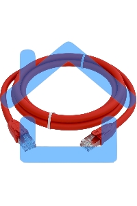 Патч-корд GCR прямой 7.5m UTP кат.6, красный, 24 AWG, ethernet high speed, RJ45, T568B, GCR-52707