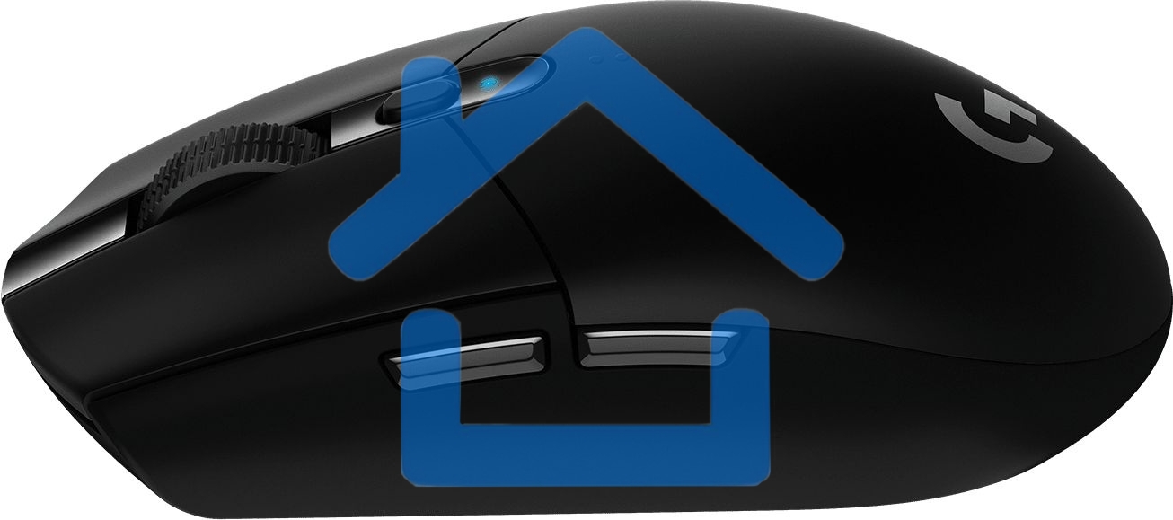 Мышь беспроводная Logitech G304 Lightspeed черный, 12000 dpi, радиоканал, USB, кнопки - 6