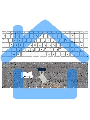 Клавиатура для ноутбука HP 15-db000 белый