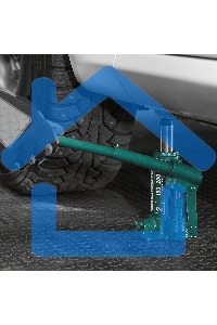 Домкрат гидравлический Сибртех бутылочный, 2т, 150-280мм