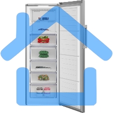 Морозильная камера Beko B3RFNK292G, темно-серый, 255л, 5 ящиков