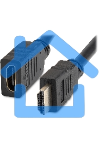 Кабель-удлинитель аудио-видео Buro HDMI (m)/HDMI (f) 1.5м. позолоч.конт. черный BU-HDMI2.0-EXTND-1.5M