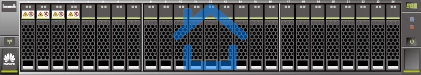 Система хранения данных RACK 2200V3/25-2 12GE 0Gb/16Gb/AC SAN HUAWEI