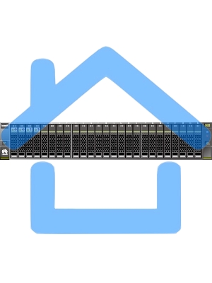 Система хранения данных RACK 2200V3/25-2 12GE 0Gb/16Gb/AC SAN HUAWEI