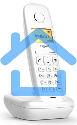 Радиотелефон Dect Gigaset A170 SYS RUS белый АОН