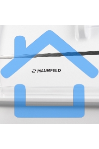 Холодильник Maunfeld MFF185SFSB черный мат. двухкамерный 211/104л морозилка снизу