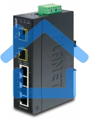 КоммутаторIGS-620TF индустриальный неуправляемыйIP30 Industrial 4-Port 10/100/1000T + 2-Port 100/1000X SFP Gigabit Switch (-40 to 75 degree C)