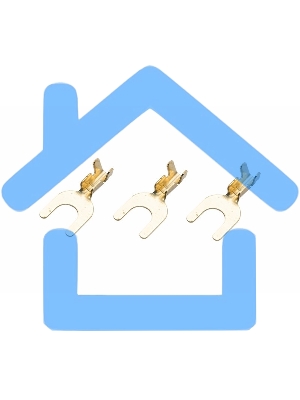 Наконечник вилочный Rexant 6.5 мм, 1-1.5 мм² (НВ 1.5-6)