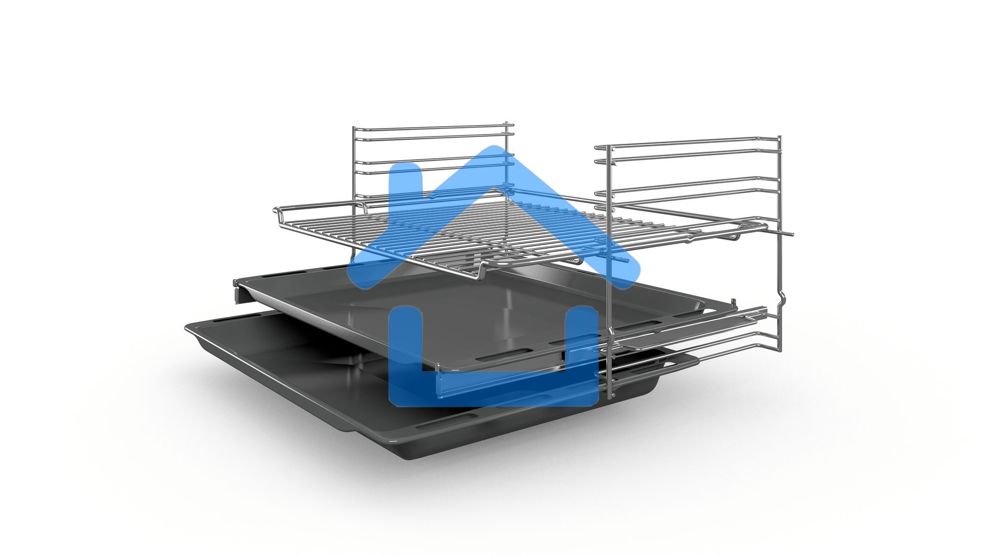 Духовой шкаф Bosch HBF534EW0Q Встраиваемый электрический духовой шкаф 60 x 60 cm белый, 66 л, Размеры прибора (мм) 595 x 594 x 548 mm