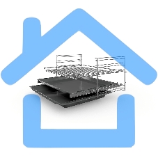 Духовой шкаф Bosch HBF534EW0Q Встраиваемый электрический духовой шкаф 60 x 60 cm белый, 66 л, Размеры прибора (мм) 595 x 594 x 548 mm