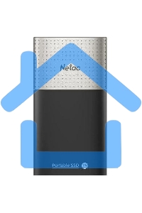 Внешний SSD Netac Z9, 2TB, USB 3.2 Gen 2 Type-C, R/W 550/480, черный