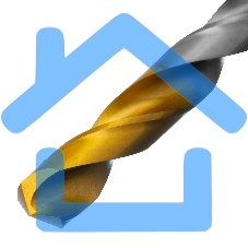 Сверло спиральное по металлу Denzel 10 x 133 мм, Р6М5, Golden Tip