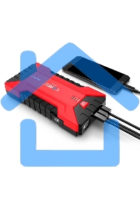 Устройство пусковое CARKU PRO-10пусковой ток 300А, пиковый 800А, емкость 13000мАч