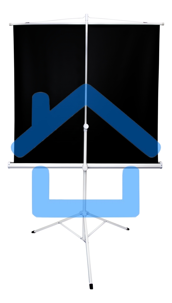 Экран 127x127см TriScreen 1:1 напольный рулонный белый71'