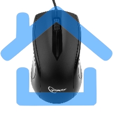 Мышь проводная Gembird MUSOPTI9-905U черный, 1000 dpi, USB, кнопки - 3