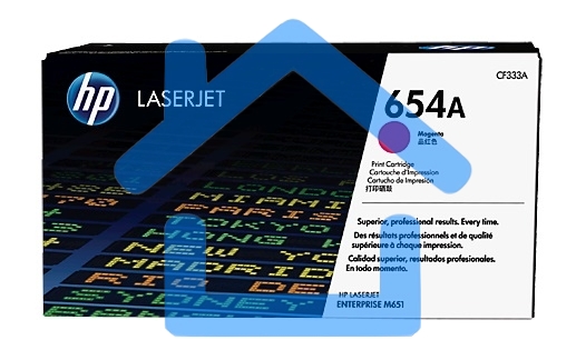 Тонер Картридж HP 654A CF333A пурпурный для HP CLJ Ent M651n/M651dn/M651xh/M680dn/M680f (15000стр.)