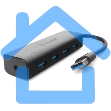 Концентратор USB 3.0 Gembird UHB-C354, 4 порта, с доп питанием