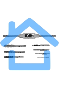 Набор метчиков М3-М12, 8 предметов Сибртех