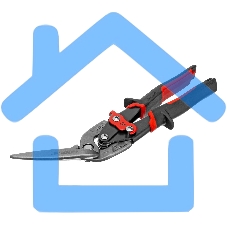 Ножницы по металлу GROSS 78331 270мм прямой и левый проходной резсталь-СrMo двухкомп.рук-ки